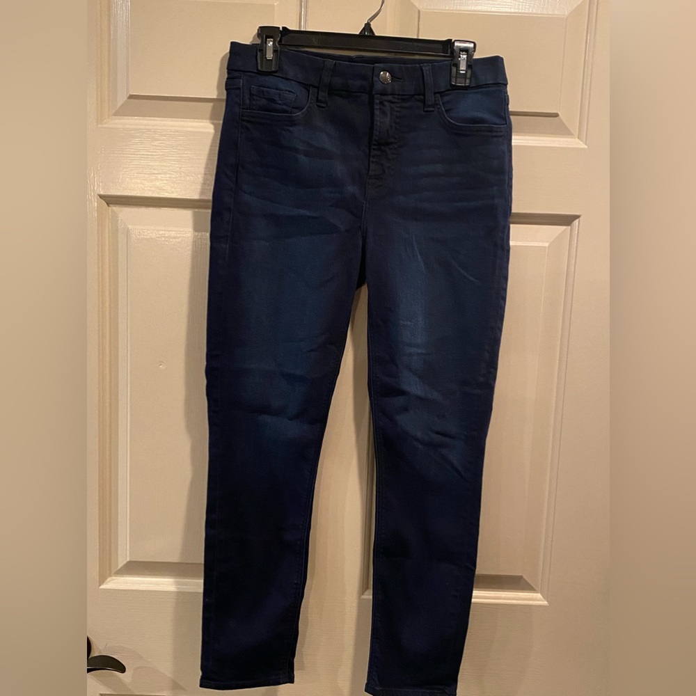 7 For All Mankind Jen 7 Skinny Ankle Jeans DarkWash Stretch Denim New/Tags(m58)